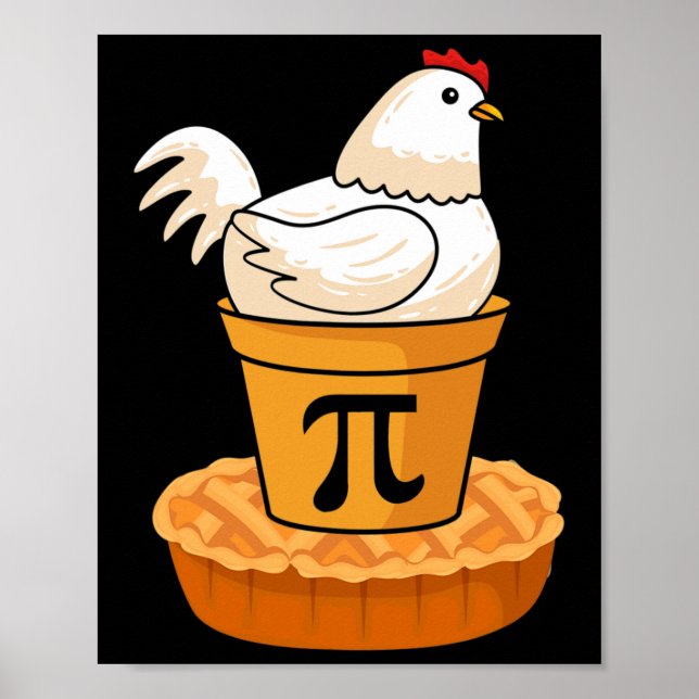 Póster Dia Graciosa De Pi - Pie De Cuchara De Pollo - Mat (Frente)