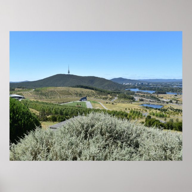 Póster Día idílico en Canberra  (Frente)