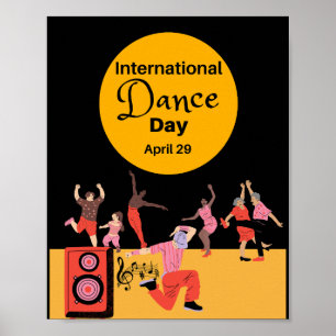 Póster Día Internacional de la Danza   Día Mundial de la 