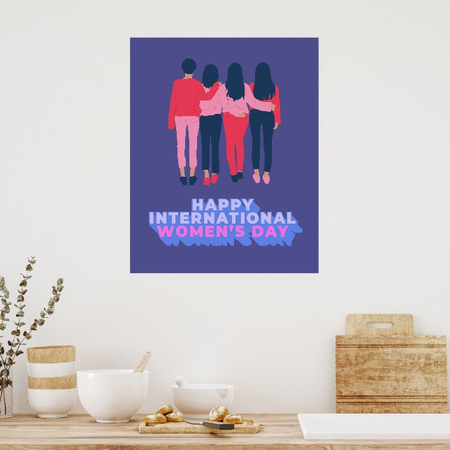 Póster día internacional de la mujer (Cocina)