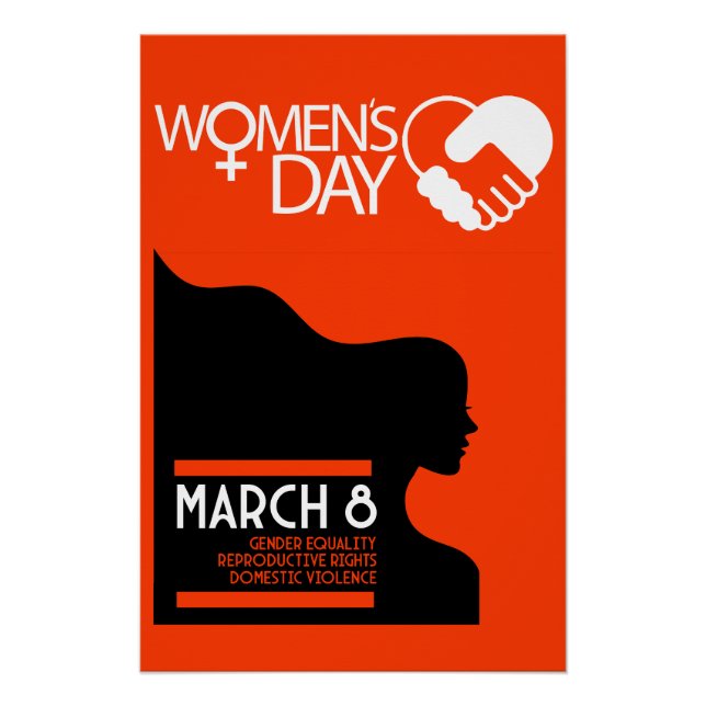 Póster Día Internacional de la Mujer (Anverso)