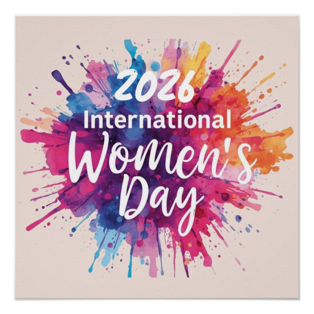 Póster Día Internacional de la Mujer 2026 (Anverso)