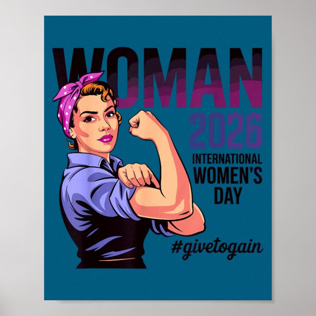 Póster Día internacional de la mujer 2026 marcha de dar p (Frente)
