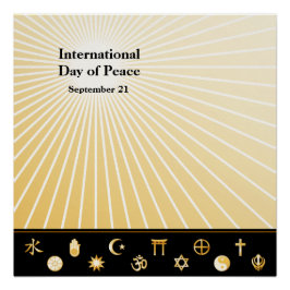 Póster Día Internacional de la Paz
