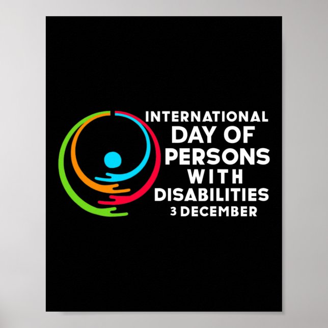 Póster Día Internacional de las Personas con Discapacidad (Frente)