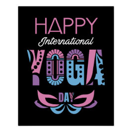 Póster Día Internacional del Yoga