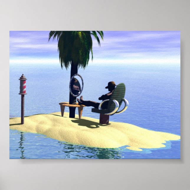 Póster Día lento en la tienda (Frente)