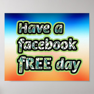 Póster Día libre de Facebook