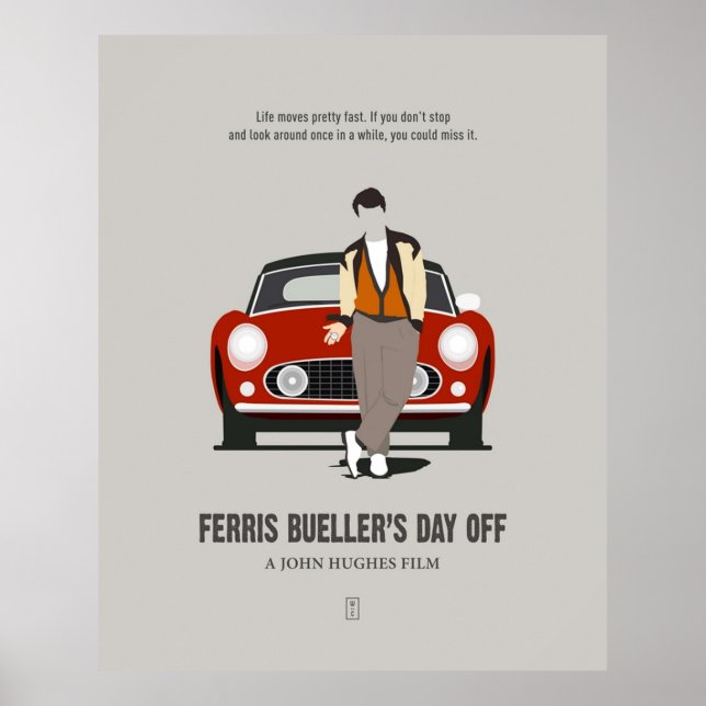 Póster Día libre de los Ferris Buellers (Frente)