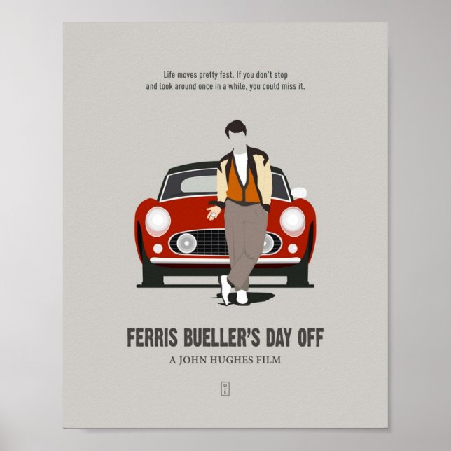 Póster Día libre de los Ferris Buellers (Frente)