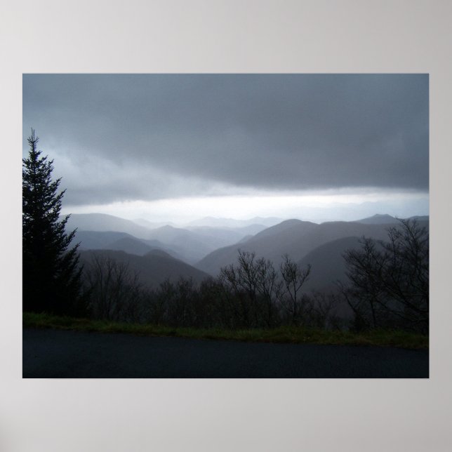 Póster Día lluvioso (Frente)