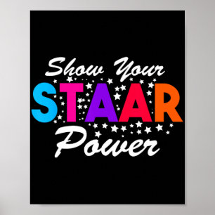 Póster Día Mostrar tu profesor de energía Staar