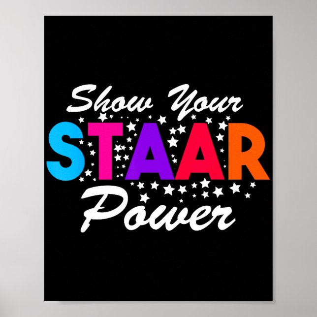 Póster Día Mostrar tu profesor de energía Staar (Frente)