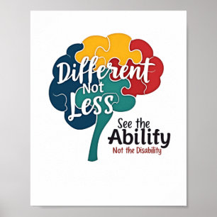 Póster Día Mundial de Conciencia sobre el Autismo No Meno