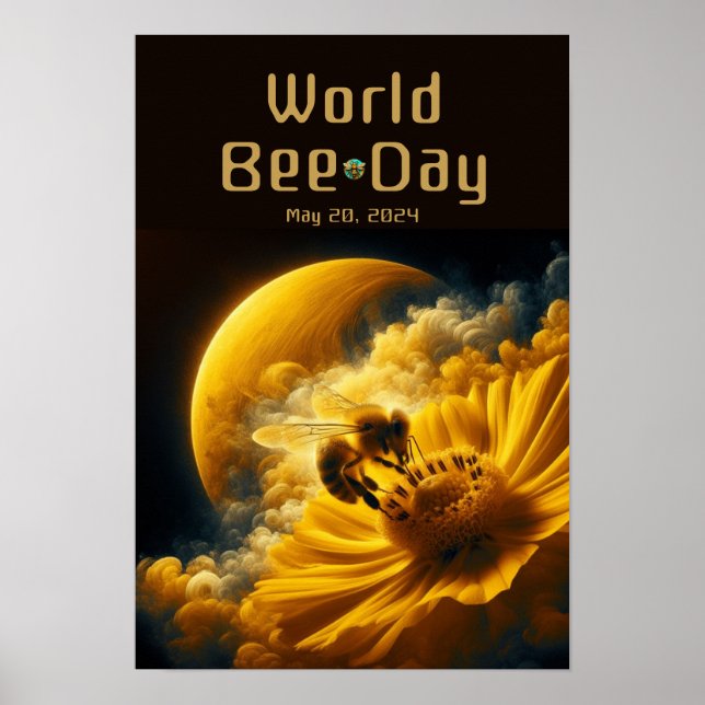 Póster Día Mundial de la Abeja (Frente)