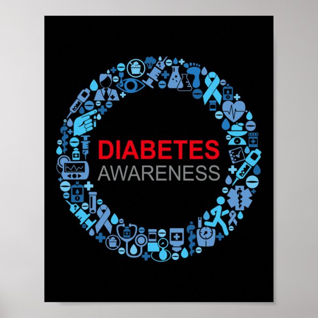 Póster Día Mundial de la Diabetes (Frente)