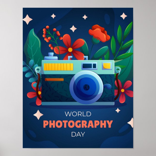 Póster Día Mundial de la Fotografía (Frente)