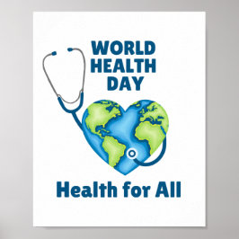 Póster Día Mundial de la Salud Salud Salud para Todos