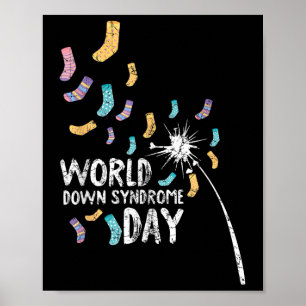 Póster Día Mundial del Síndrome de Down Conciencia a mamá