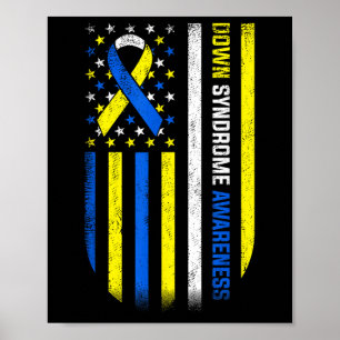 Póster Día Mundial del Síndrome de Down, conciencia del s
