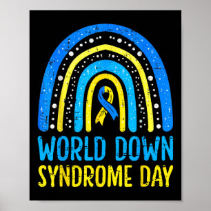 Póster Día Mundial del Síndrome de Down Conciencia nacion