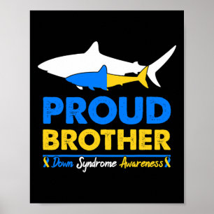 Póster Día Mundial del Síndrome de Down Hermano Shark T2