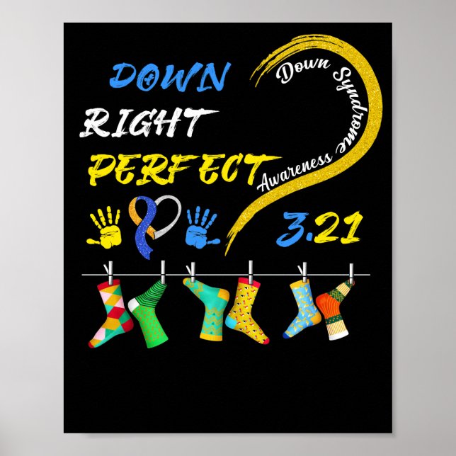 Póster Día Mundial del Síndrome de Down La conciencia se  (Frente)