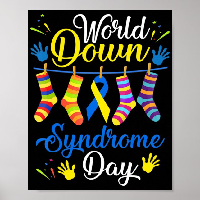 Póster Día Mundial del Síndrome de Down La conciencia se  (Frente)