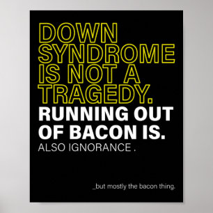 Póster Día Mundial del Síndrome de Down para Combatir Ide