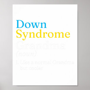 Póster Día Mundial del Síndrome de Down para Combatir Ide