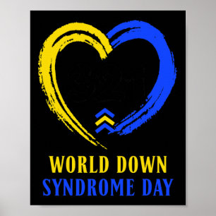 Póster Día Mundial del Síndrome de Down para combatir las