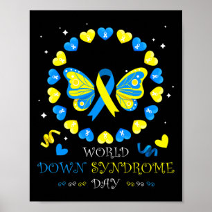 Póster Día Mundial del Síndrome de Down para combatir las