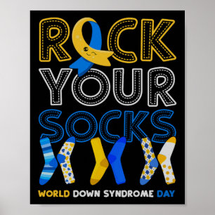Póster Día Mundial del Síndrome de Down sacude tu concien