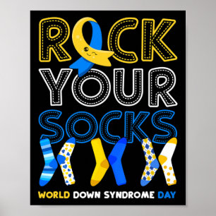 Póster Día Mundial del Síndrome de Down sacude tu concien