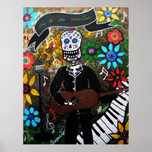 PÓSTER DÍA MUSIKERO DE LOS MUERTOS
