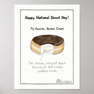 Póster ¡Día nacional feliz del buñuelo!