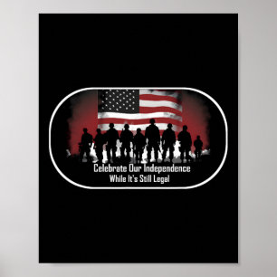 Póster Día Orgulloso Americano