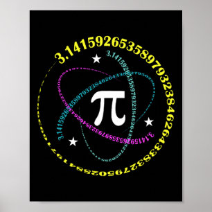 Póster Día Pi 3.14 Día Pi Lover De Matemáticas Graciosas 