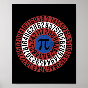 Póster Dia Pi Diez Divertido Nerd Geek Math Algebra Stude