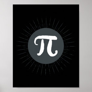 Póster Día Pi Para Camisetas Hombres Math Teacher Regalos