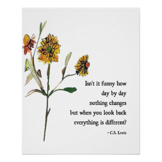 Póster Día por día CS Lewis