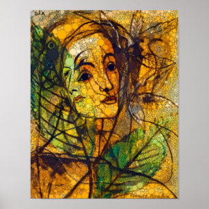 Póster Dia, puntos infinitos por Francis Picabia