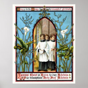 Póster Día Santo triunfante
