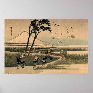 Póster Día ventoso en Japón no.1
