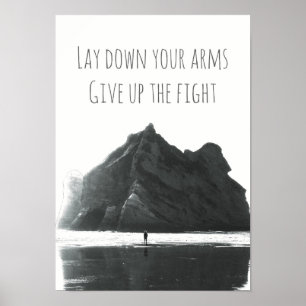 Póster Día Verde 21 poster de letras de canciones de arma