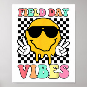Póster Día Vibes Los Niños Maestros De Verano El Día De L