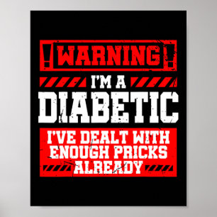 Póster Diabetes Diabetes Conciencia Mes S Diabetic