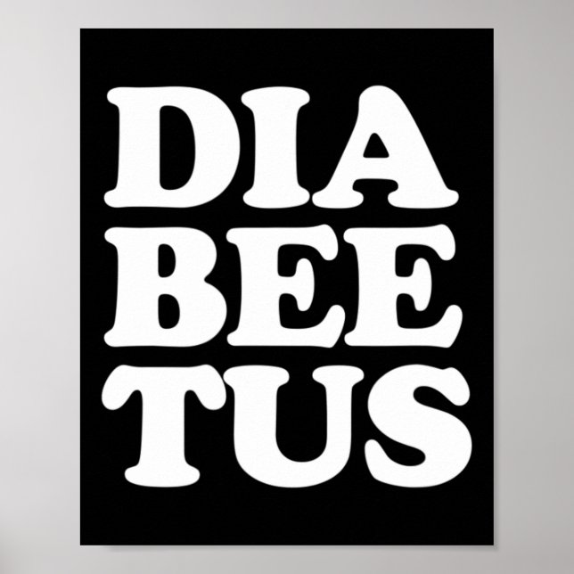Póster Diabetes Diabetes Diabetus (Frente)
