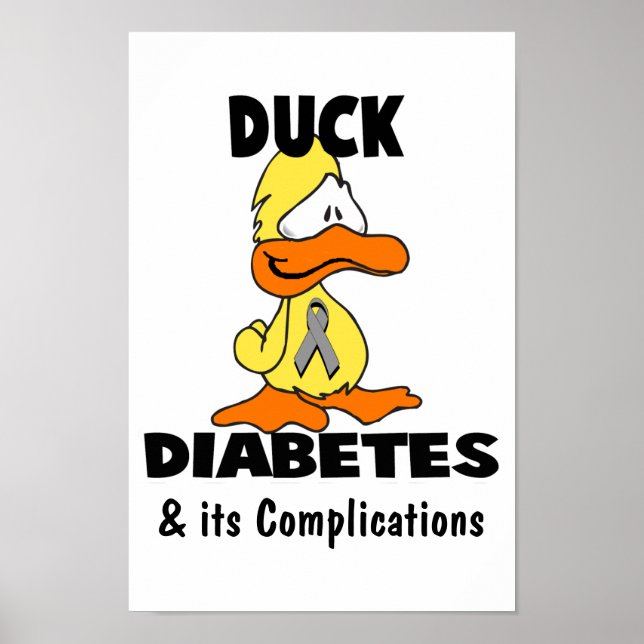 Póster Diabetes polacos y sus complicaciones (Frente)