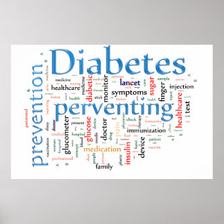 Póster Diabetes y prevención